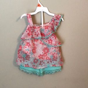 Little lass two piece toddler outfit